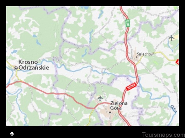 Map of Brody Poland