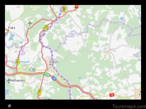Map of Brody Poland