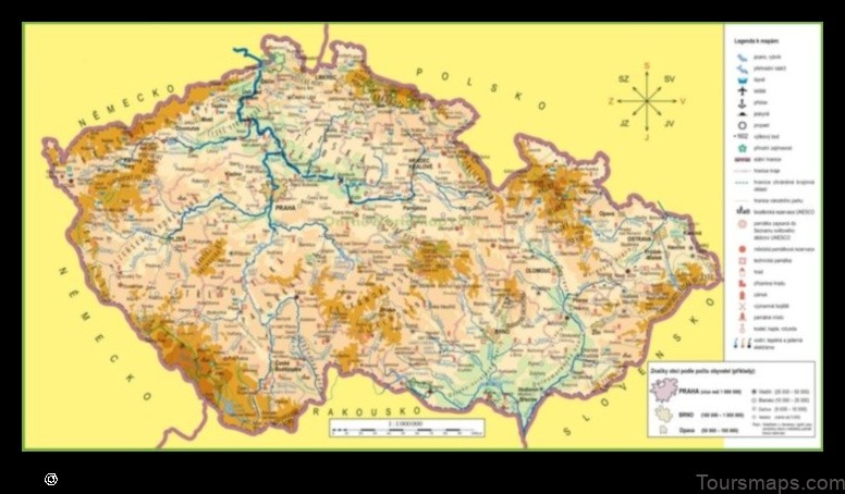 Map of Brušperk Czech Republic
