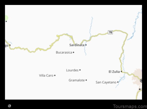 Map of Bucarasica Colombia