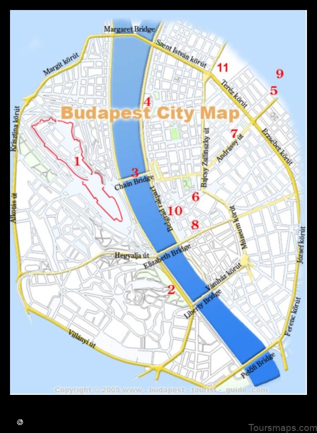 Map of Budapest III. kerület Hungary