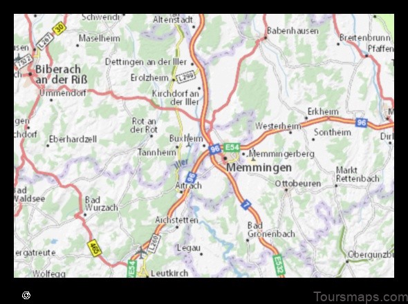 Map of Buxheim Germany