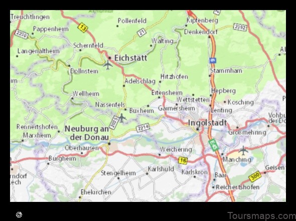 Map of Buxheim Germany