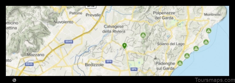 Map of Calvagese della Riviera Italy