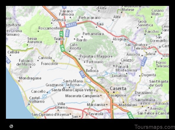 Map of Camigliano Italy