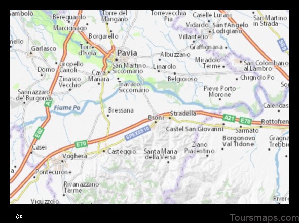 explore campospinoso italy with this detailed map