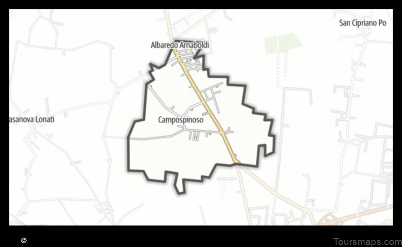 Map of Campospinoso Italy