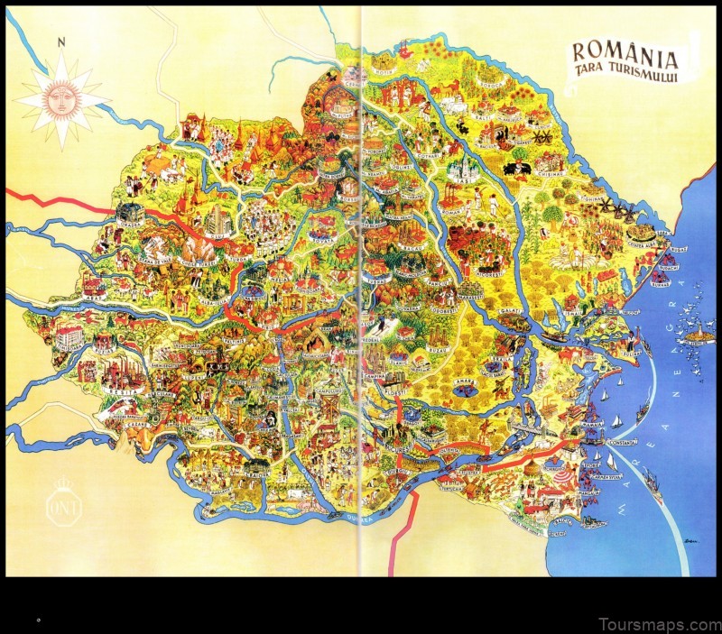 Map of Cârlogani Romania