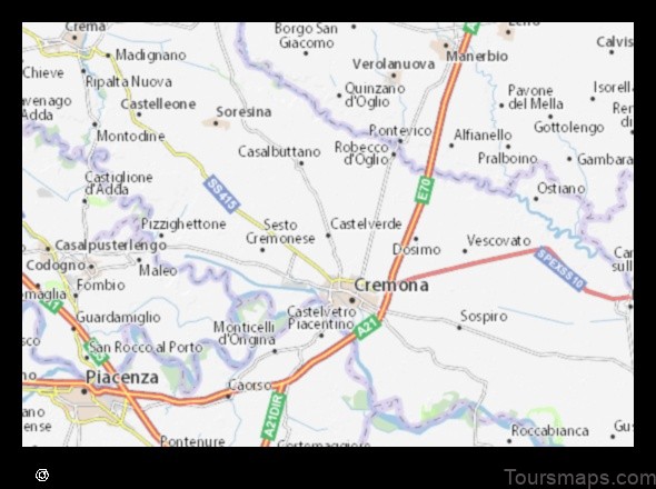 explore castelverde italy with this detailed map