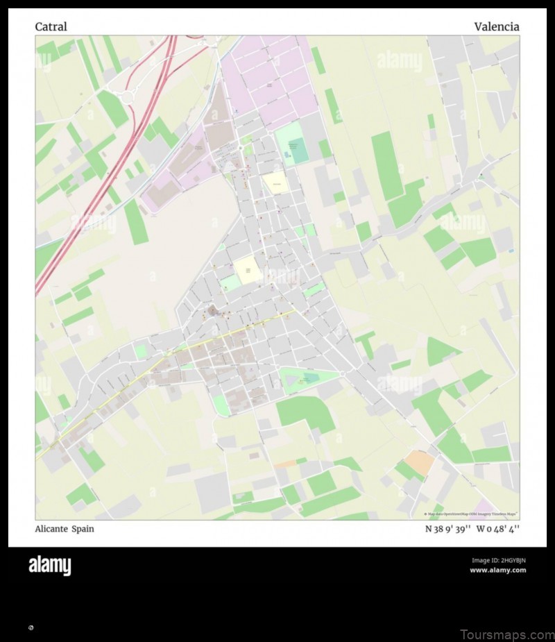 Map of Catral Spain