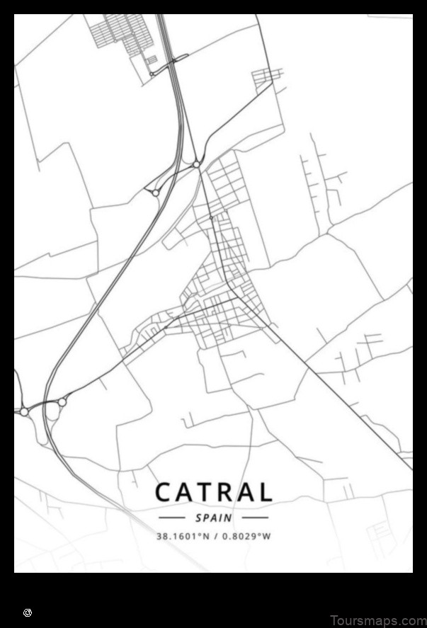 Map of Catral Spain