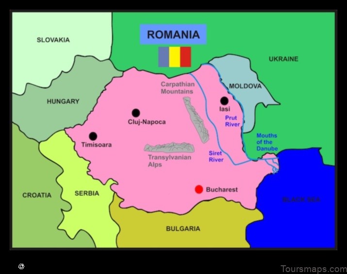 Map of Cernetu Romania