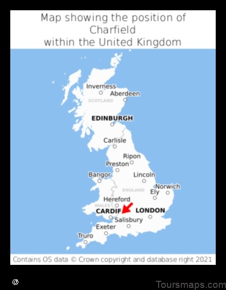 Map of Charfield United Kingdom