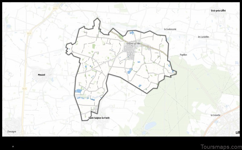 Map of Chasné-sur-Illet France