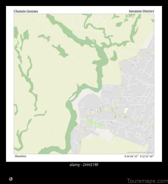 Map of Chemin Grenier Mauritius