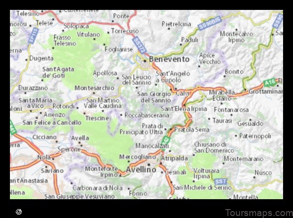 explore chianche italy with this detailed map