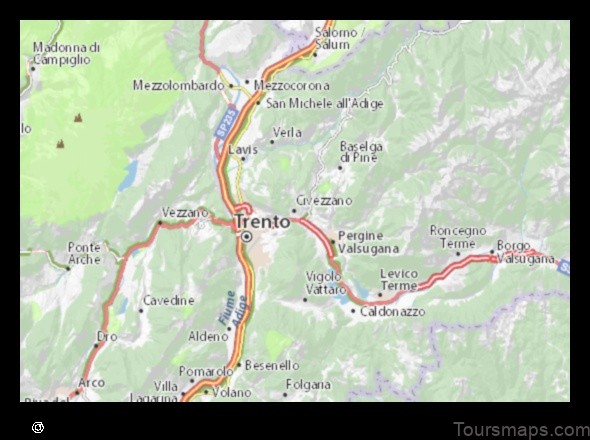 Map of Civezzano Italy