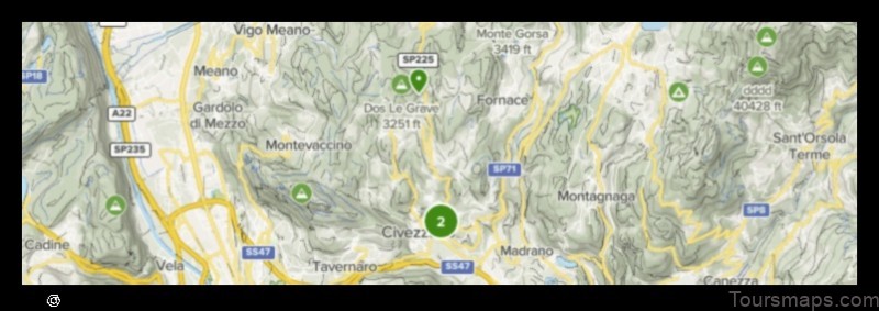 Map of Civezzano Italy