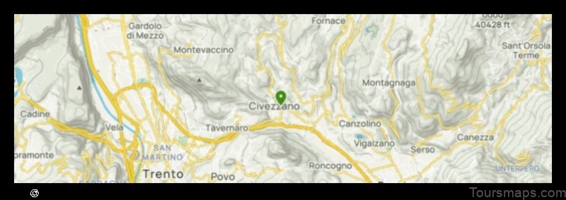 Map of Civezzano Italy