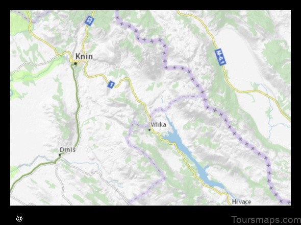 explore civljane croatia with this detailed map