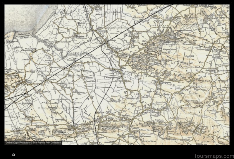 Map of Congresbury United Kingdom