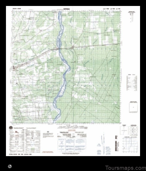 Map of Cotoca Bolivia