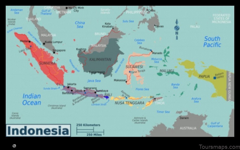 Map of Dabra Indonesia