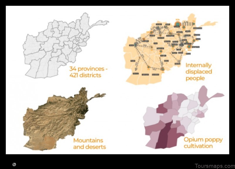 Map of Darqad Afghanistan