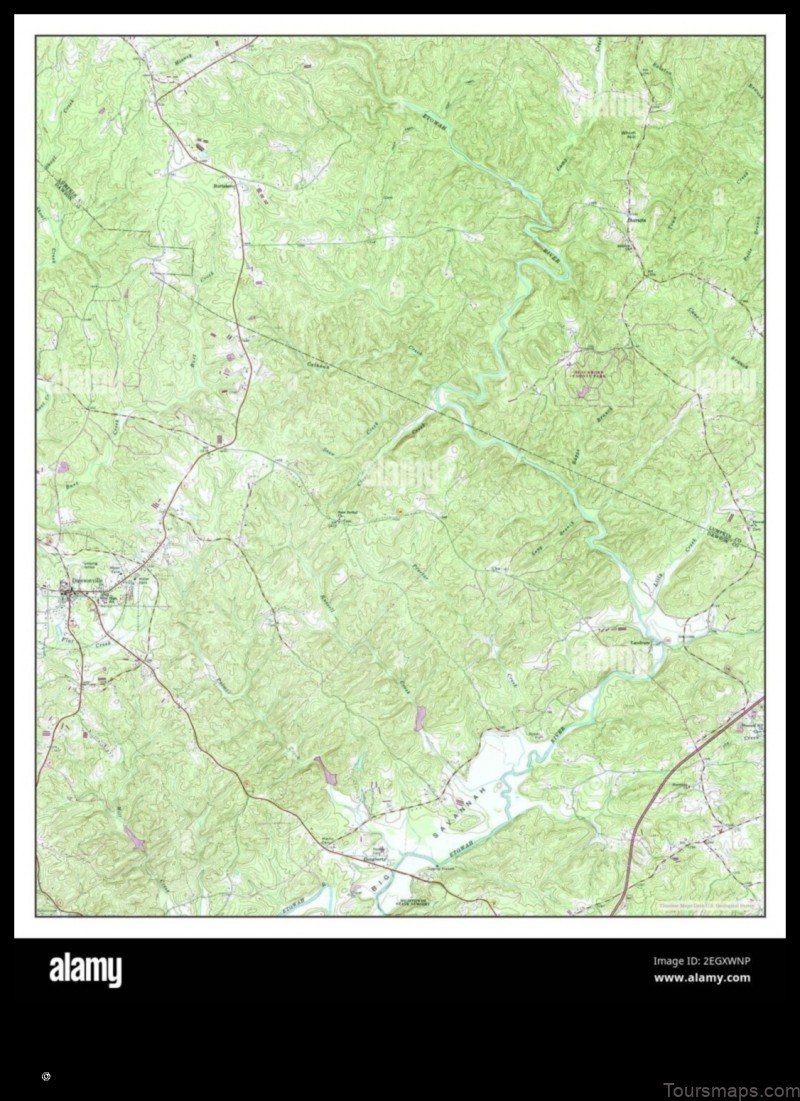 Map of Dawsonville United States