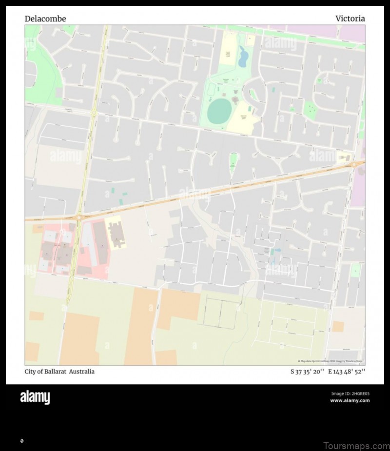 explore delacombe australia with this detailed map