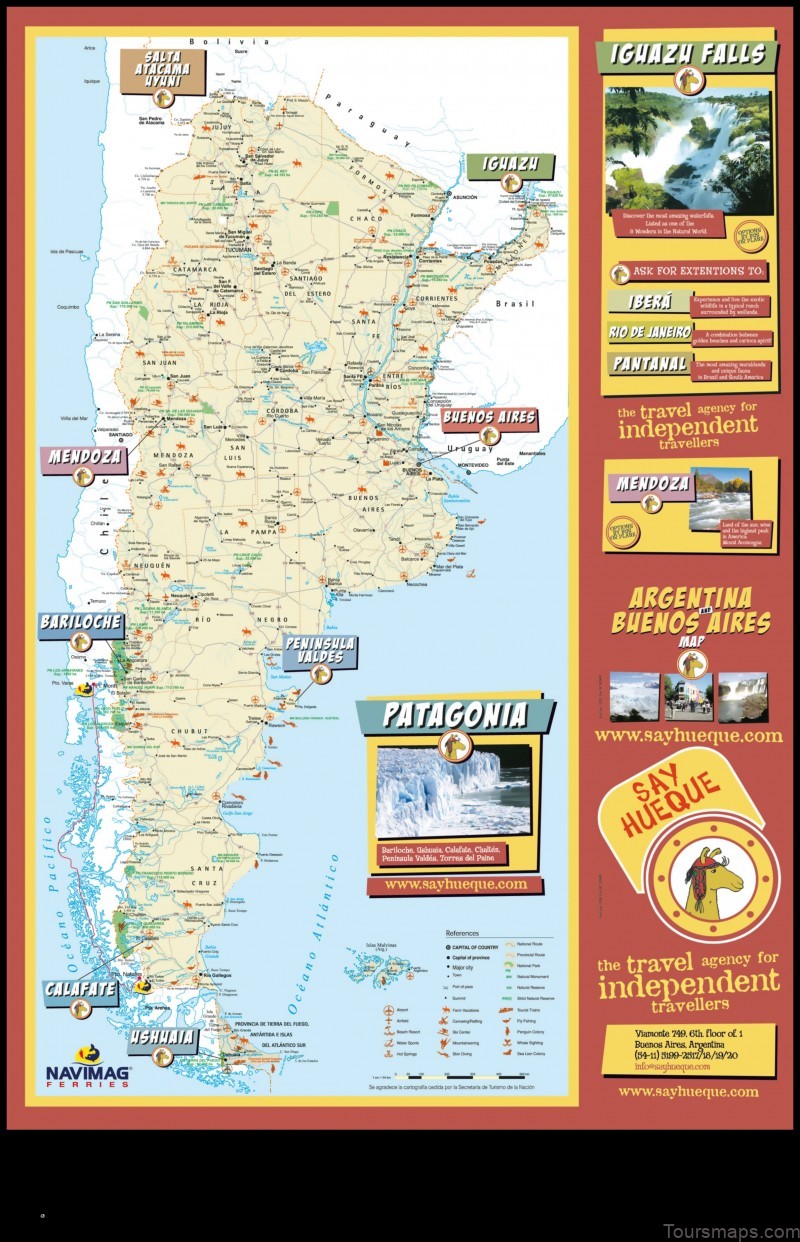 Map of Dolavón Argentina