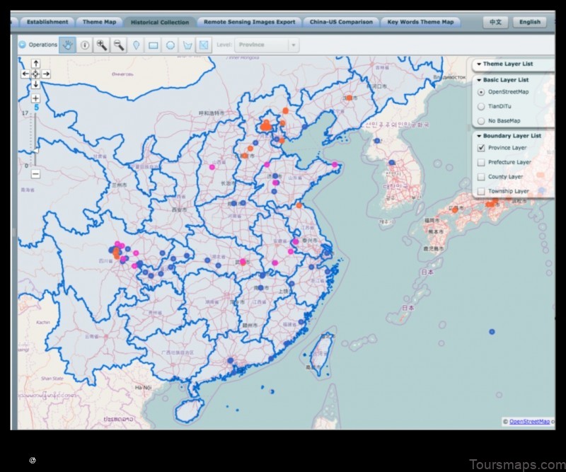 Map of Dongtundu China