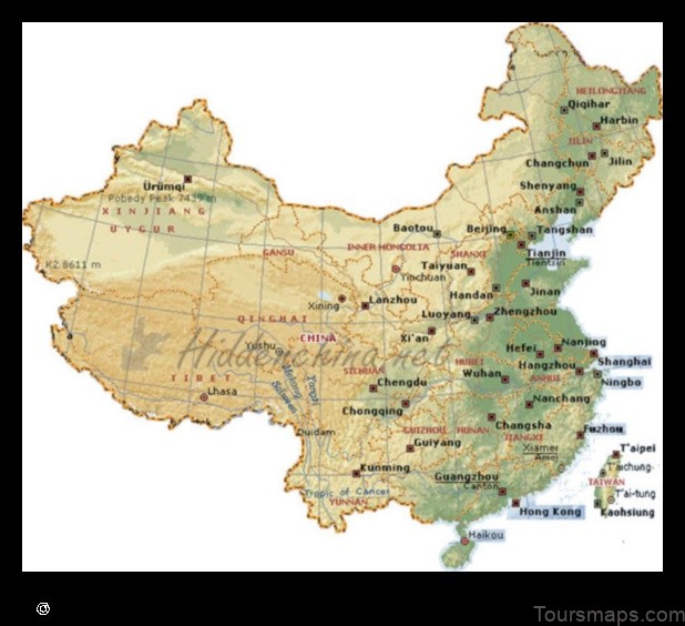 Map of Dongtundu China