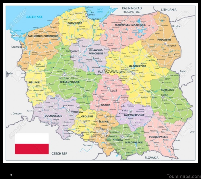 Map of Doruchów Poland