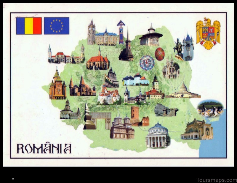 Map of Eforie Romania