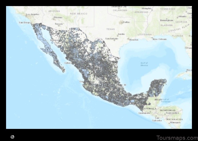 Map of Ejido Mayocoba Mexico