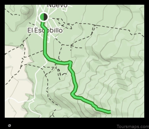 Map of El Escobillo Mexico