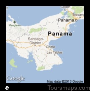 Map of El Rincón Panama