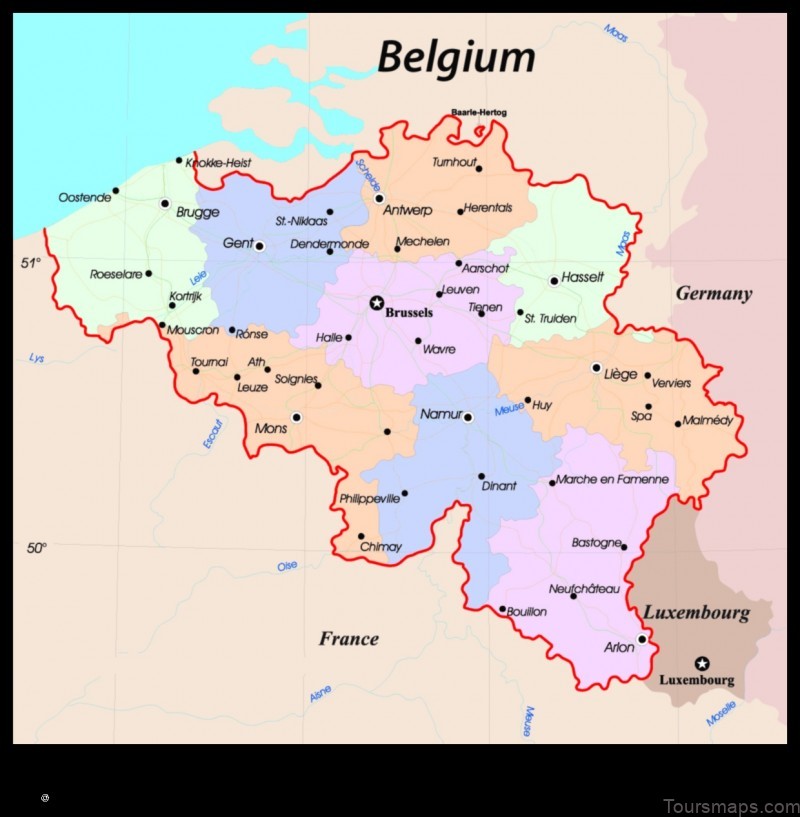 Map of Elen Belgium