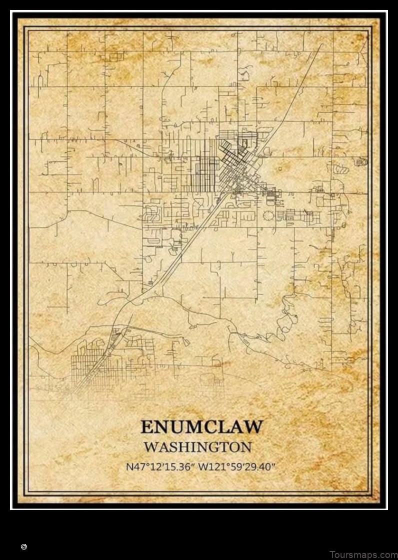 Map of Enumclaw United States