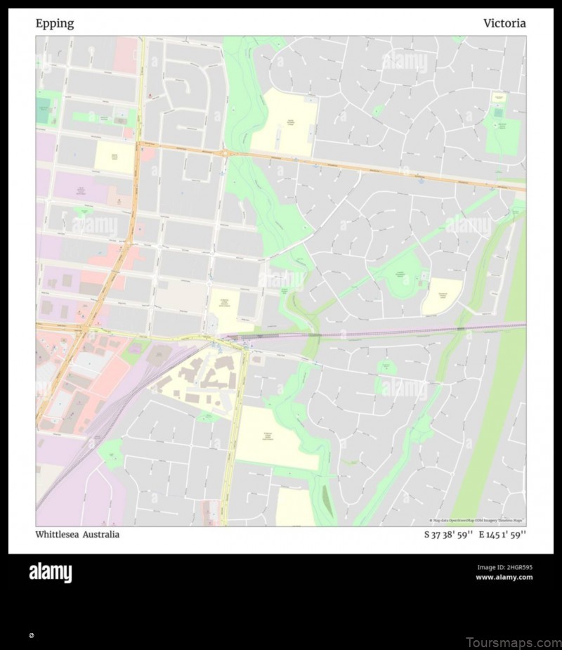 Map of Epping Australia