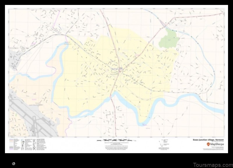 Map of Essex Junction United States