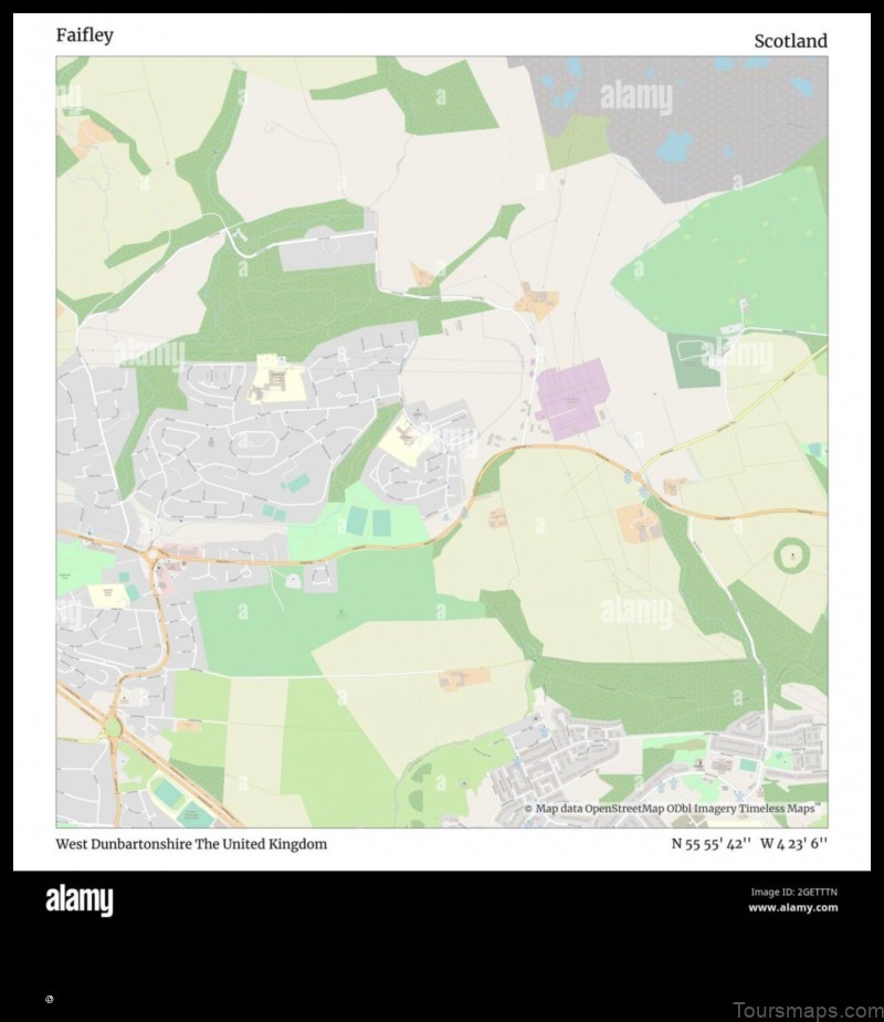 Map of Faifley United Kingdom