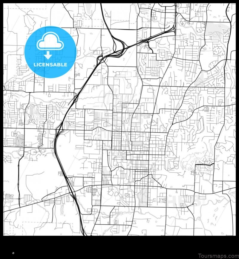 Map of Fayetteville United States