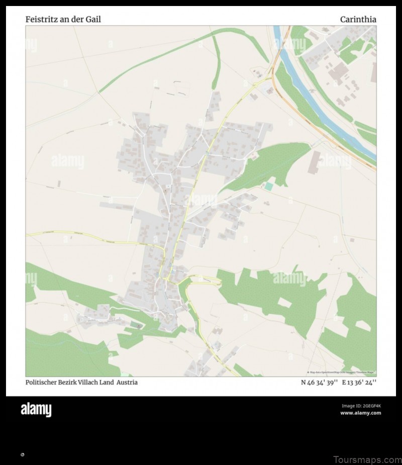 Map of Feistritz an der Gail Austria