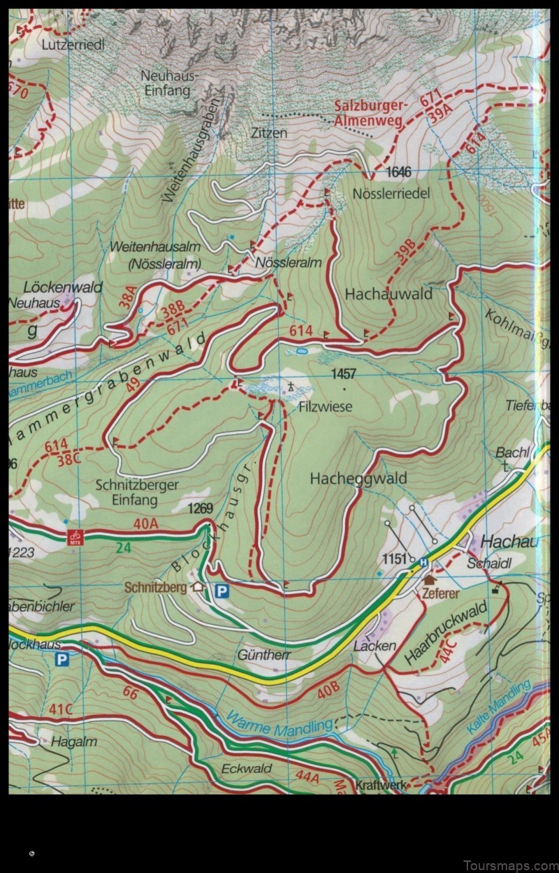 Map of Feldkirchen in Kärnten Austria