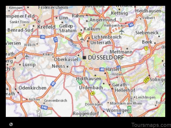 Map of Friedrichstadt Germany