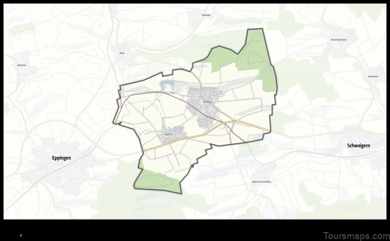 Map of Gemmingen Germany