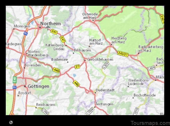 Map of Gieboldehausen Germany