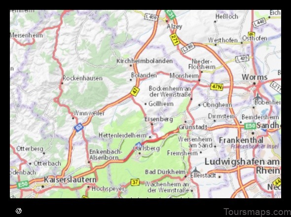 Map of Göllheim Germany